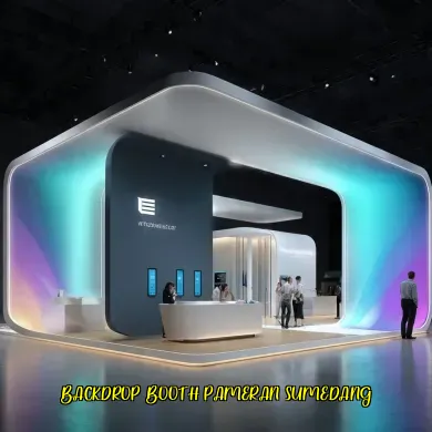 Backdrop Booth Pameran Sumedang